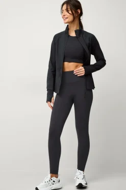 Ellos STUDIO Træningsjakke Warm Full Zip Core Sort Online