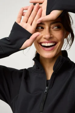 Ellos STUDIO Træningsjakke Warm Full Zip Core Sort Online