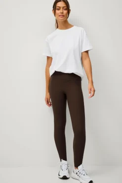 Ellos STUDIO Træningstights Structure Mørkebrun Online