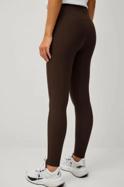 Ellos STUDIO Træningstights Structure Mørkebrun Online