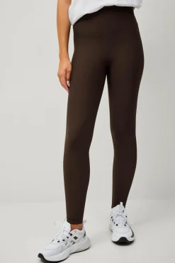 Ellos STUDIO Træningstights Structure Mørkebrun Online