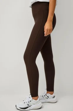 Ellos STUDIO Træningstights Structure Mørkebrun Online