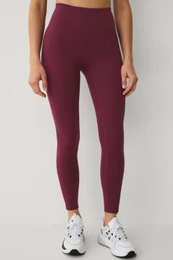 Ellos STUDIO Træningstights Studio Tights Flat Front Core Vinrød Online