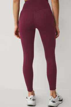 Ellos STUDIO Træningstights Studio Tights Flat Front Core Vinrød Online