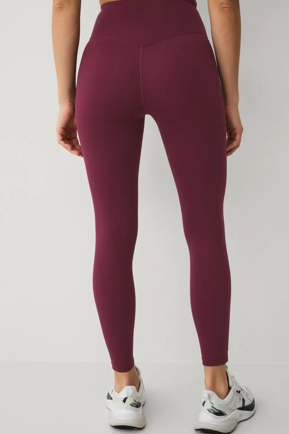 Ellos STUDIO Træningstights Studio Tights Flat Front Core Vinrød Online