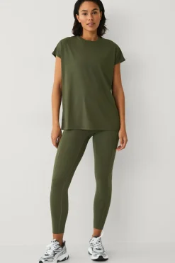 Ellos STUDIO Træningstights Hip Pocket Core Mørke skovgrøn New