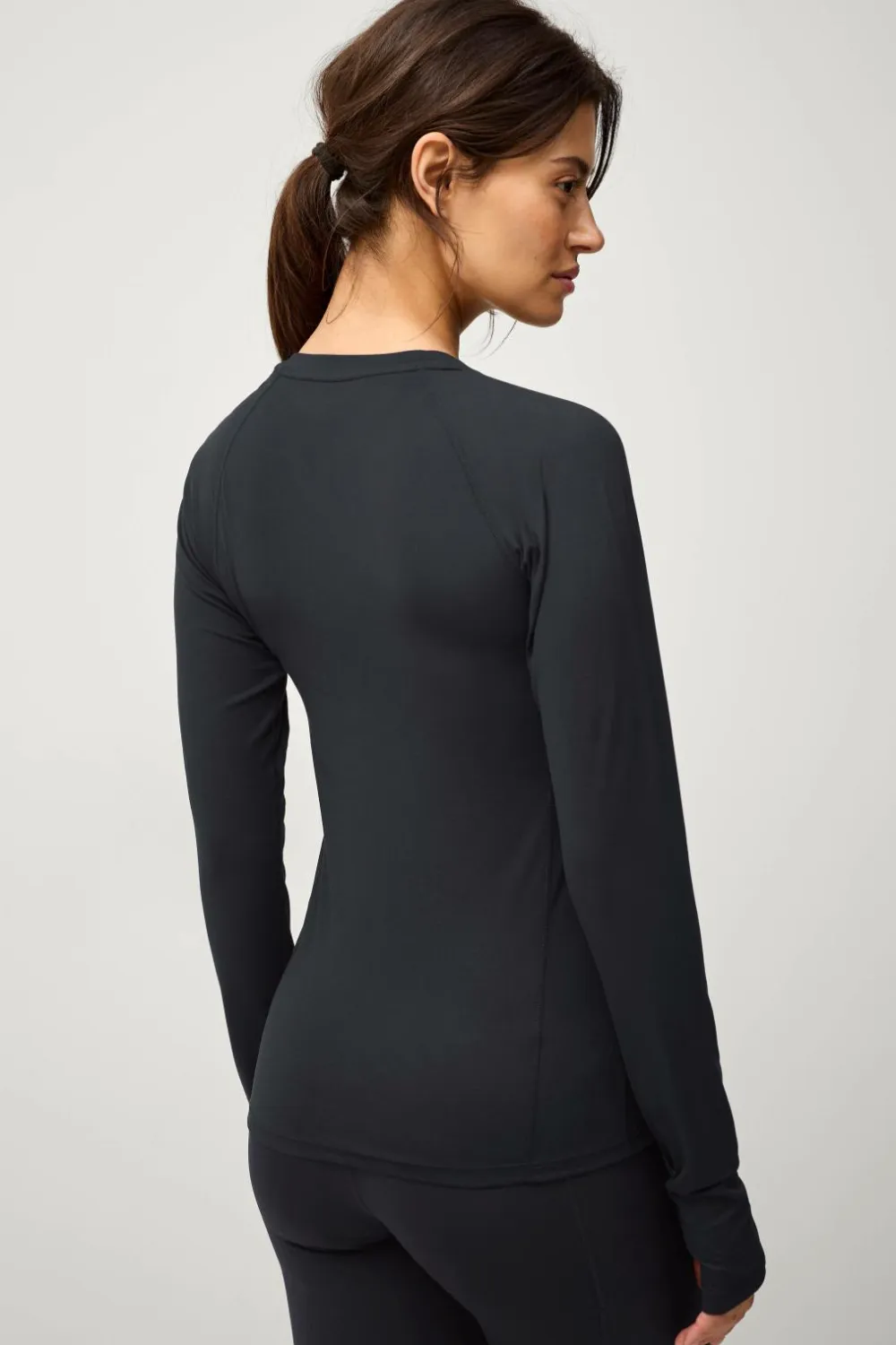 Ellos Træningstøj|Træningstøj>STUDIO Træningstop LS Tee Core Sort