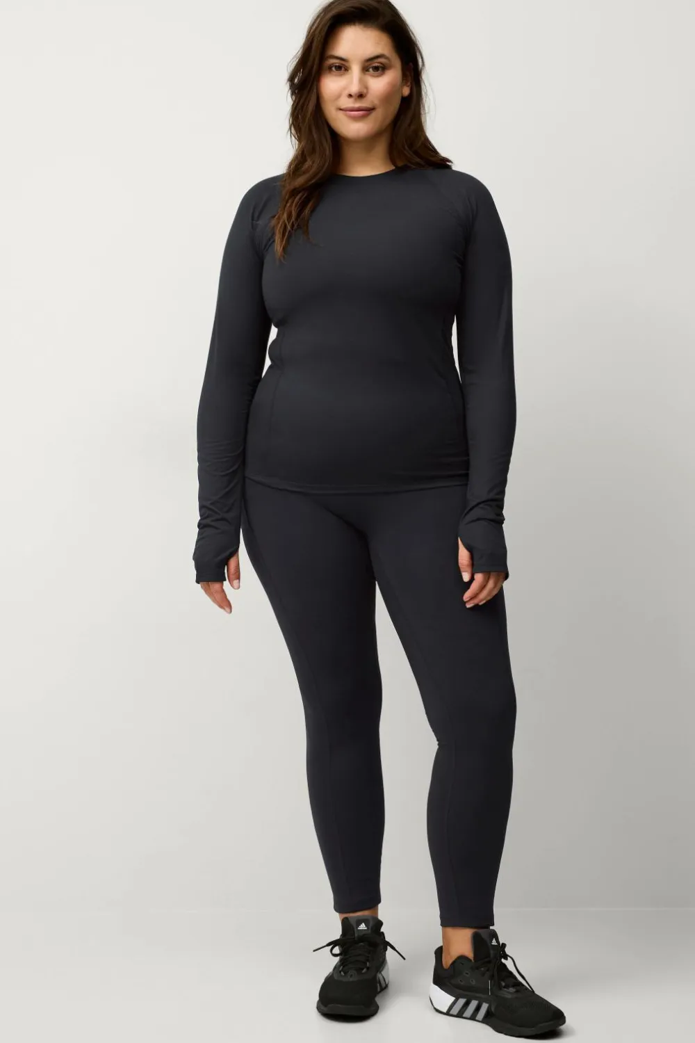 Ellos Træningstøj|Træningstøj>STUDIO Træningstop LS Tee Core Sort