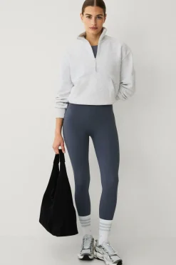 Ellos Træningstøj|Træningstøj>STUDIO Træningstights Studio Tights Flat Front Core Mørkegrå