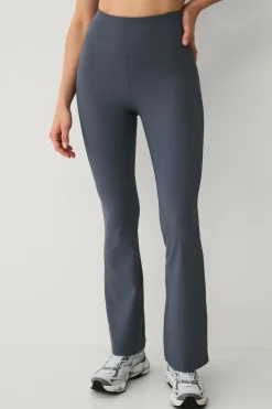 Ellos STUDIO Træningstights Flare Structure Tights Mørkegrå Sale