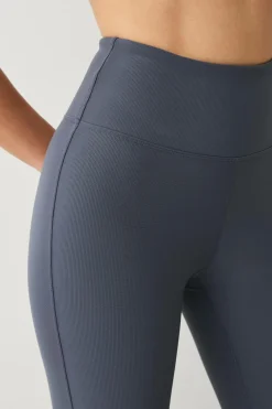 Ellos STUDIO Træningstights Flare Structure Tights Mørkegrå Sale