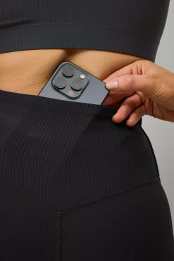 Ellos STUDIO Træningstights Structure Sort Online