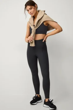 Ellos STUDIO Træningstights Structure Sort Online