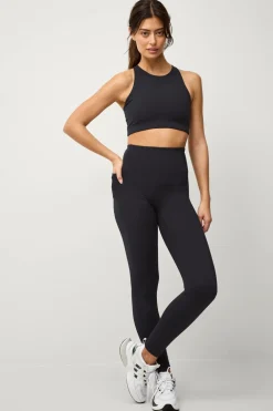 Ellos STUDIO Træningstights Hip Pocket Core Sort New