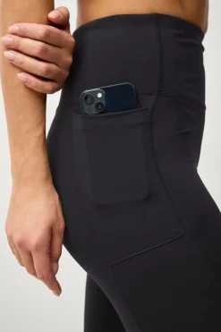 Ellos STUDIO Træningstights Hip Pocket Core Sort New