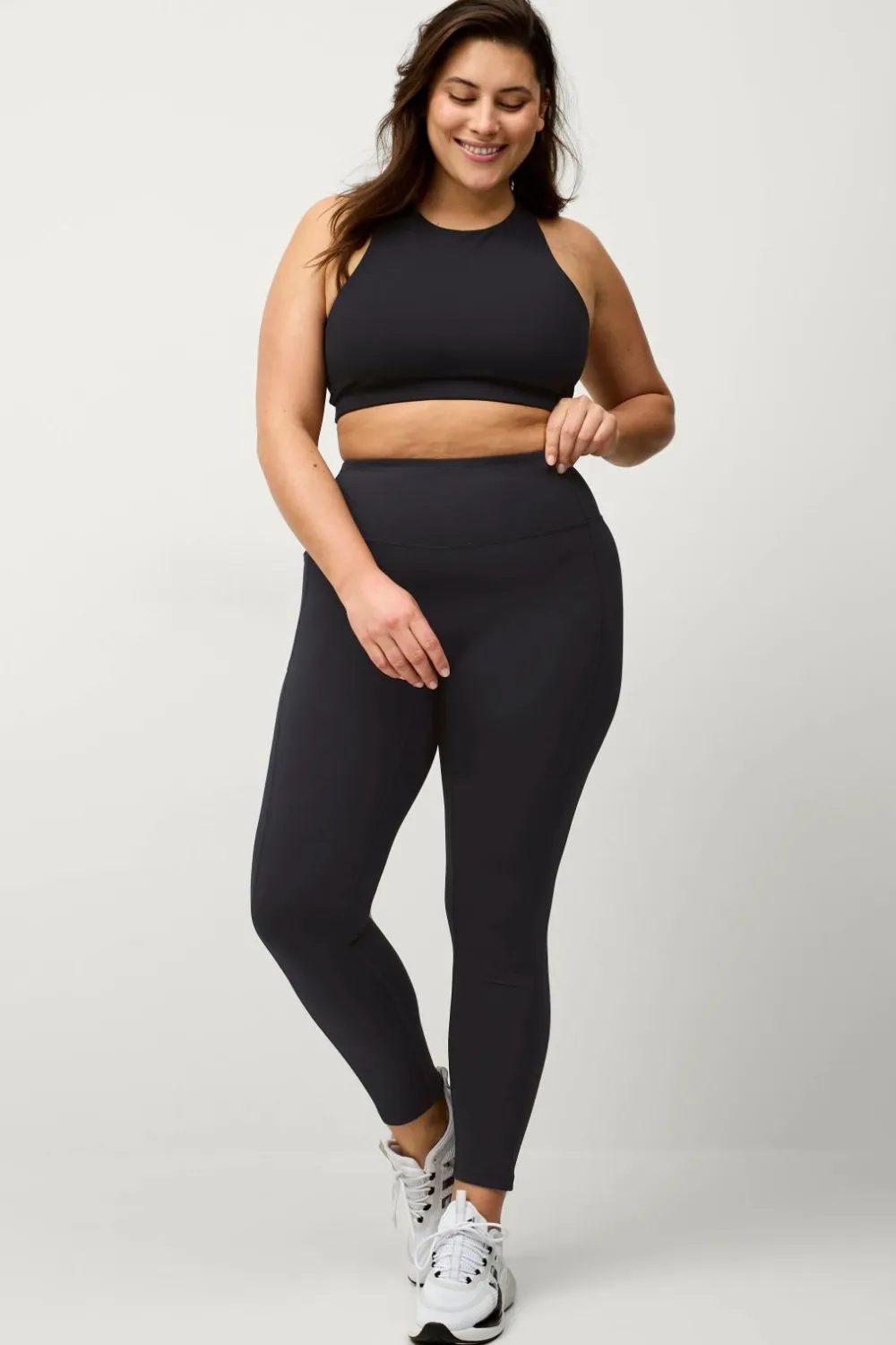 Ellos STUDIO Træningstights Hip Pocket Core Sort New