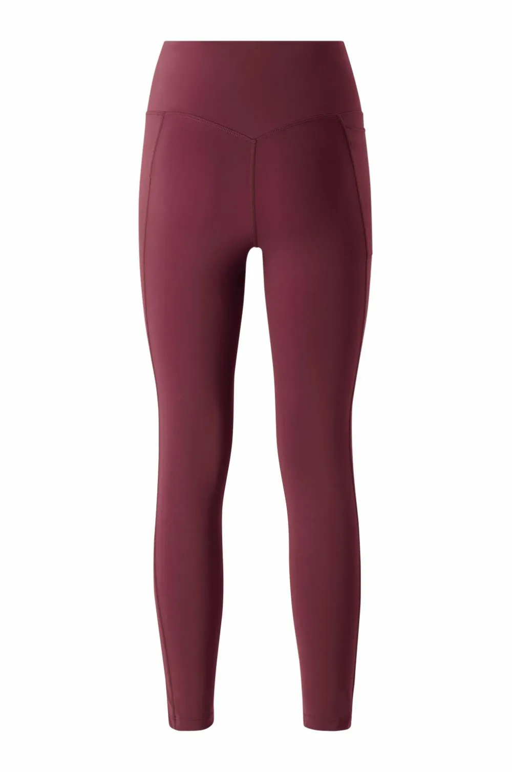 Ellos STUDIO Træningstights Hip Pocket Core Vinrød