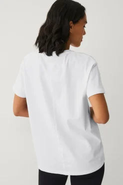 Ellos STUDIO T-shirt Boyfriend Tee Core Hvid Discount