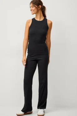 Ellos Træningstøj|Træningstøj>STUDIO Yoga-tank top Tank Top Soft Rib Sort