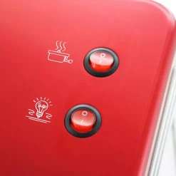 Emerio Små Køkkenmaskiner>Popcorn-maskine Rød