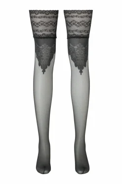 FALKE Strømpebukser>Hold-ups Ceremonial 20 Den Black