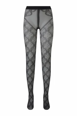 FALKE Strømpebukser>Strømpebukser Floral Shower Black