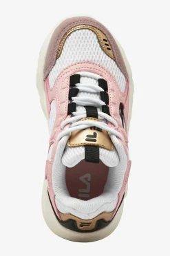 FILA Kondisko Collene Logo Kids White-powder pink New