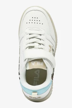 FILA Sneakers>Kondisko Rega NF Velcro Kids White-blue glow