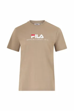 FILA T-Shirts & Tanktoppe|Træningstøj>T-shirt Valsera Regular Logo Taupe gray
