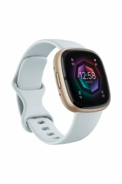 Fitbit Sense 2, Blue Mist/Soft Gold Hot