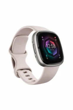 Fitbit Ure|Ure>Sense 2, Lunar White/Platinum