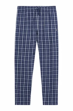 Gant Nattøj & Homewear>Checked Flannel Pajama Pants Persian Blue