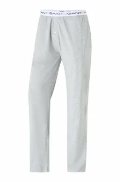 Gant Nattøj & Homewear>Natbukser Jersey Light Grey Melange