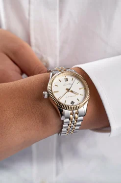 Gant Sussex BCG White/Gold and steel New