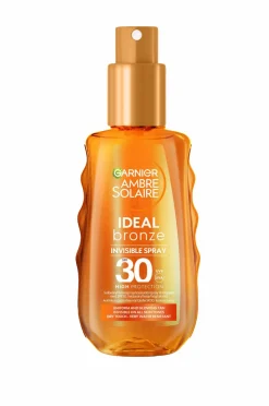 Garnier Ambre Solaire Ideal Bronze Invisible Spray SPF30 For Normal Skin 150 Ml No Color Outlet
