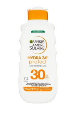 Garnier Solbeskyttelse>Ambre Solaire Hydra 24 Timer Protect Sun Protecting Milk SPF30 For Normal Skin 175 Ml No Color