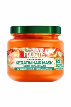Garnier Hår|Hår>Fructis Damage Eraser Keratin Hair Mask For Damaged Hair 320 Ml No Color