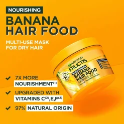 Garnier Fructis Hair Food Banana Hair Mask For Dry Hair 400 Ml No Color New