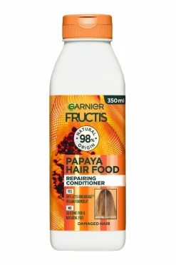 Garnier Hår|Hår>Fructis Hair Food Papaya Conditioner For Damaged Hair 350 Ml No Color
