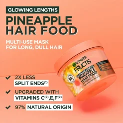 Garnier Hår|Hår>Fructis Hair Food Pineapple Hair Mask For Dull Hair 400 Ml No Color