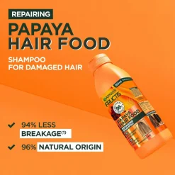 Garnier Fructis Hair Food Papaya Shampoo For Damaged Hair 350 Ml No Color Online