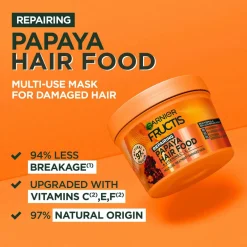 Garnier Hår|Hår>Fructis Hair Food Papaya Hair Mask For Damaged Hair 400 Ml No Color