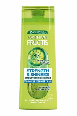 Garnier Fructis Strength & Shine 2IN1 Shampoo For All Hair Types 250 Ml No Color
