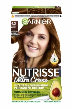 Garnier Hårfarve>Nutrisse Ultra Créme 4.3 Golden Brown
