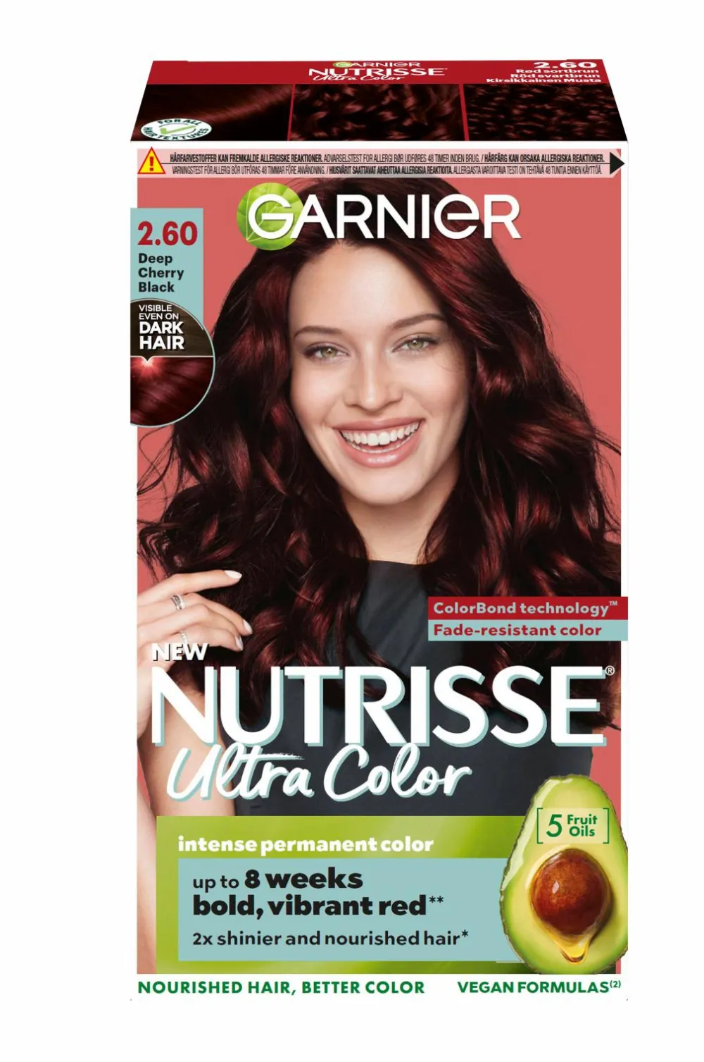 Garnier Nutrisse Ultra Color 2,60 Deep Cherry Black Sale