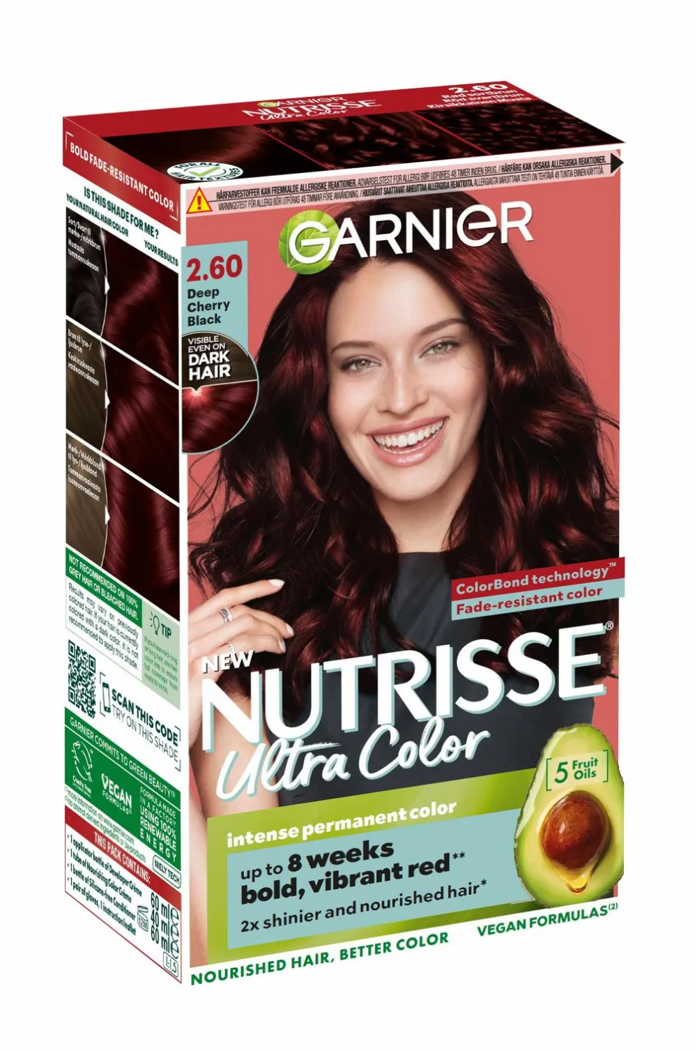 Garnier Nutrisse Ultra Color 2,60 Deep Cherry Black Sale