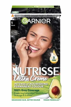 Garnier Hårfarve>Nutrisse Ultra Créme 1 black