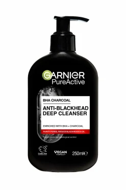 Garnier Pureactive Bha Charcoal Anti-Blackhead Deep Cleanser For Impure Skin 250 Ml No Color Sale