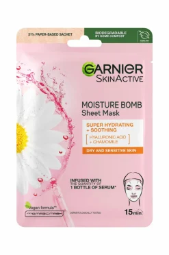 Garnier Ansigtspleje|Ansigtspleje>Skinactive Moisture Bomb Super Hydrating & Soothing Sheet Mask For Sensitive Skin No Color