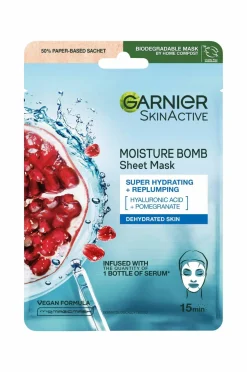Garnier Skinactive Moisture Bomb Super Hydrating & Replumping Sheet Mask For Dehydrated Skin No Color Hot